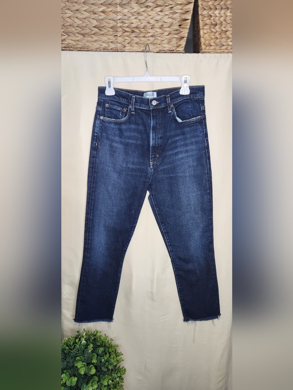 AGOLDE Pinch Waist Skinny Inseam 23/Rise 12 Size 29 Exc Cond Ultra High Rise